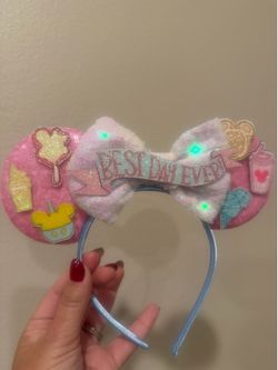 Disney Best Day Ever Ears Pink Sparkle Mickey Treat
