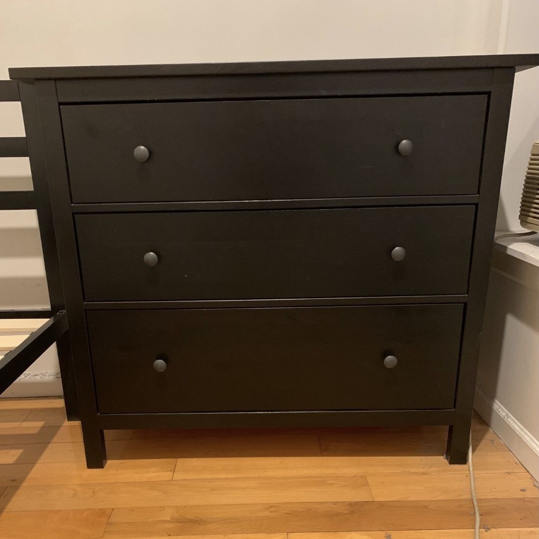 ikea hemnes 3 drawer dresser black brown Solid Wood 3-drawer (Delivery Available) for Sale in Arcadia, CA Color:Nude/White Rock & Roll Cowgirl Design Luxury Leather Dress Hemnes bedroom The cabinets design includes