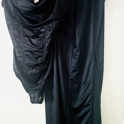 Satin Bodysuit With Matching Skirt 