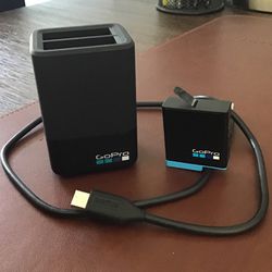 GoPro Dual Battery Charger + Rechargeable Battery For Hero 5, 6, 7 & 8