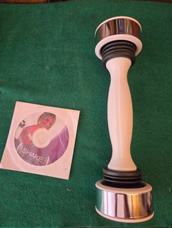 Women's Shake weight. 2.5 lbs designed for upper body toning  with DVD