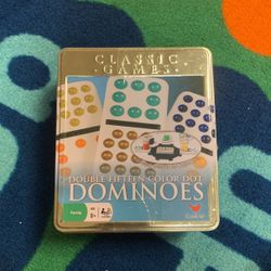 Cardinal Double Fifteen Color Dot Dominoes