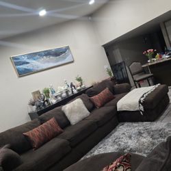 Sofa Sectional Couch Set In Very Good Condition 🎈 🚚 FREE DELIVERY 🎈🥳🚛🎈🥳
