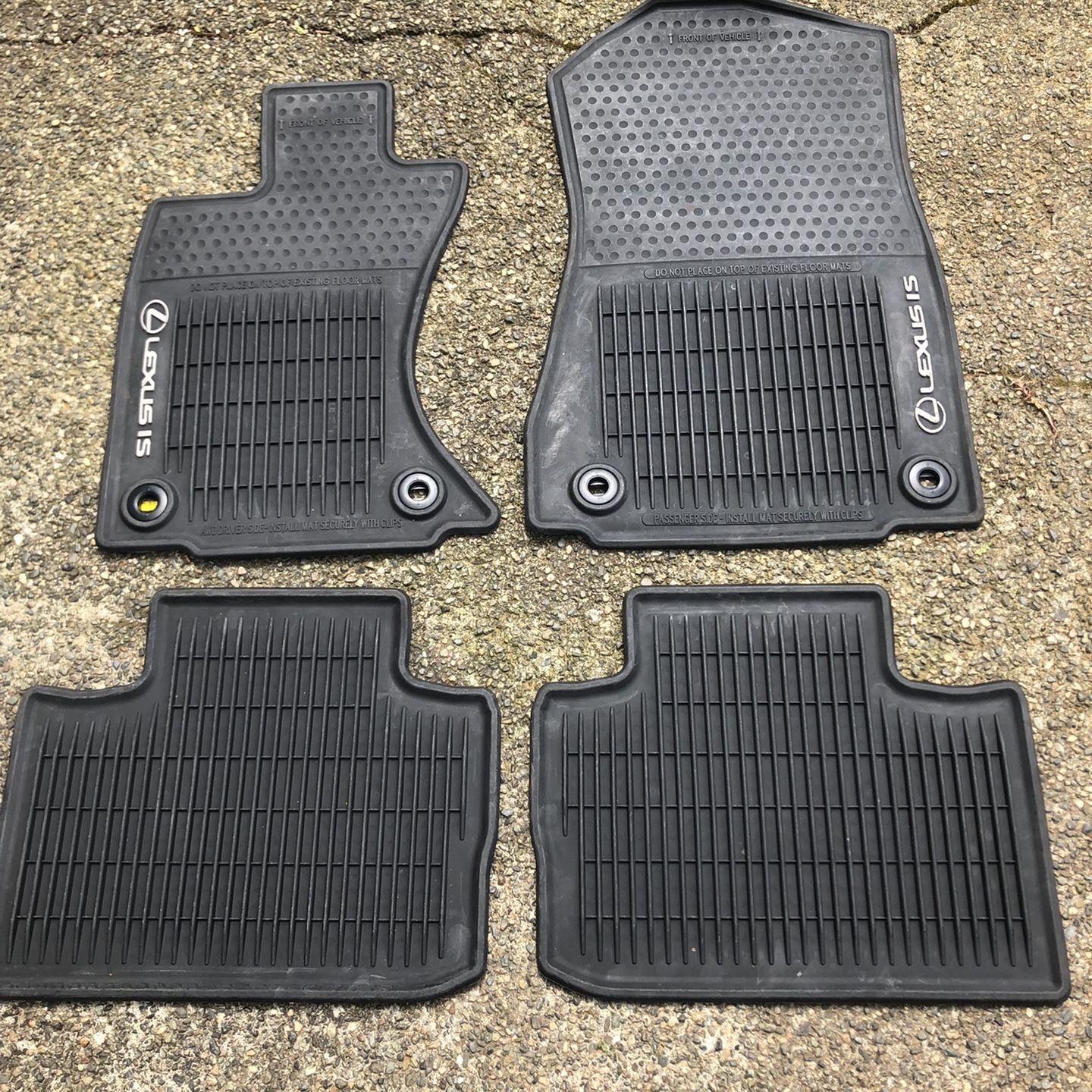 Lexus is350 all 2024 weather floor mats