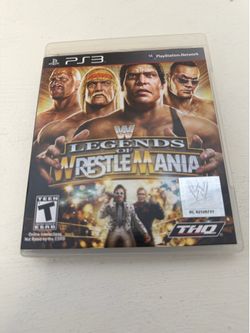 Sony PlayStation 3 PS3 Legends of Wrestlemania