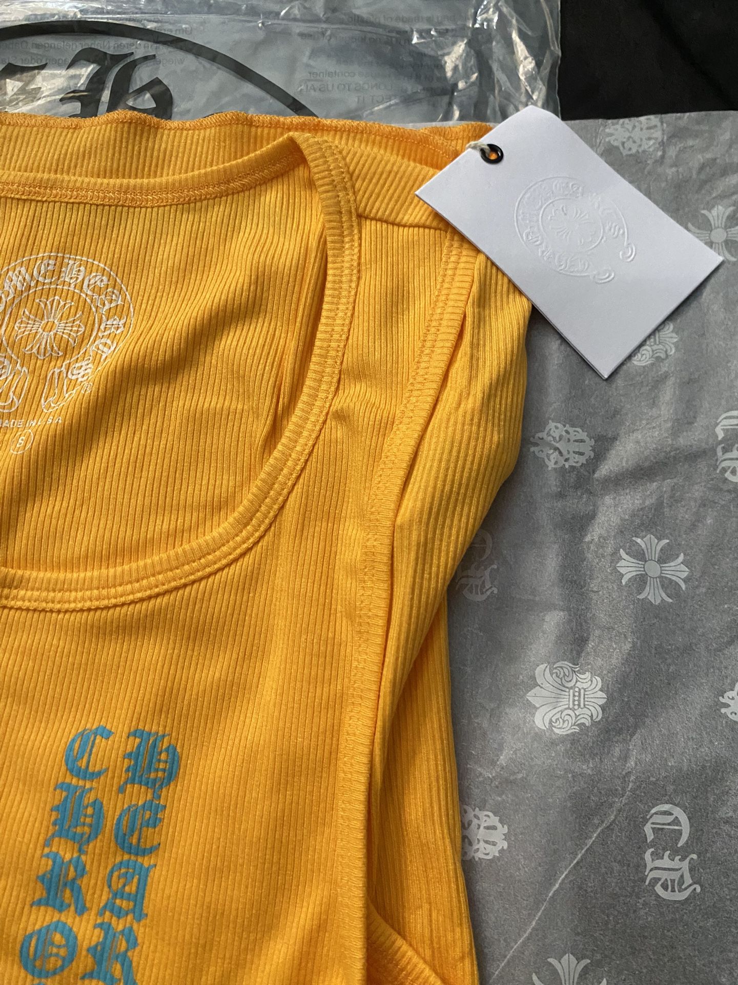 Chrome Heart Yellow Tank Dress