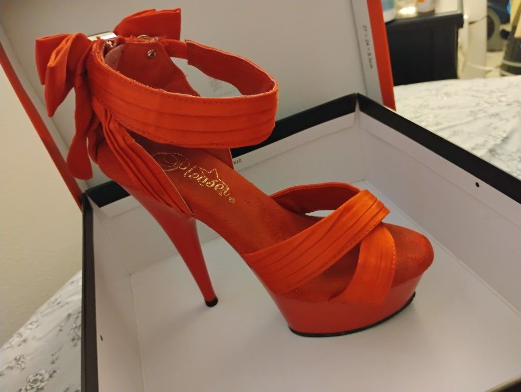 Stripper Heels -6 Inch Stiletto Platform Heels- SIZE 6