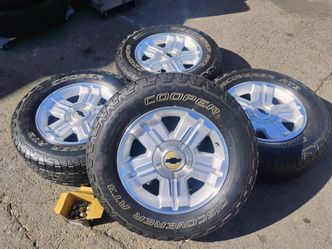 Chevy and GMC wheels 265/65/18" cooper