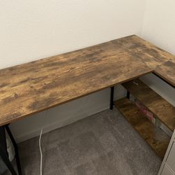 L shape desk