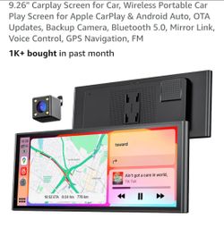 9.26" Carplay Screen  for Apple CarPlay & Android
