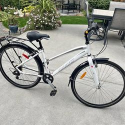 Infinity Boss Three 7 Speed 700c Women's Cruiser Bike - White