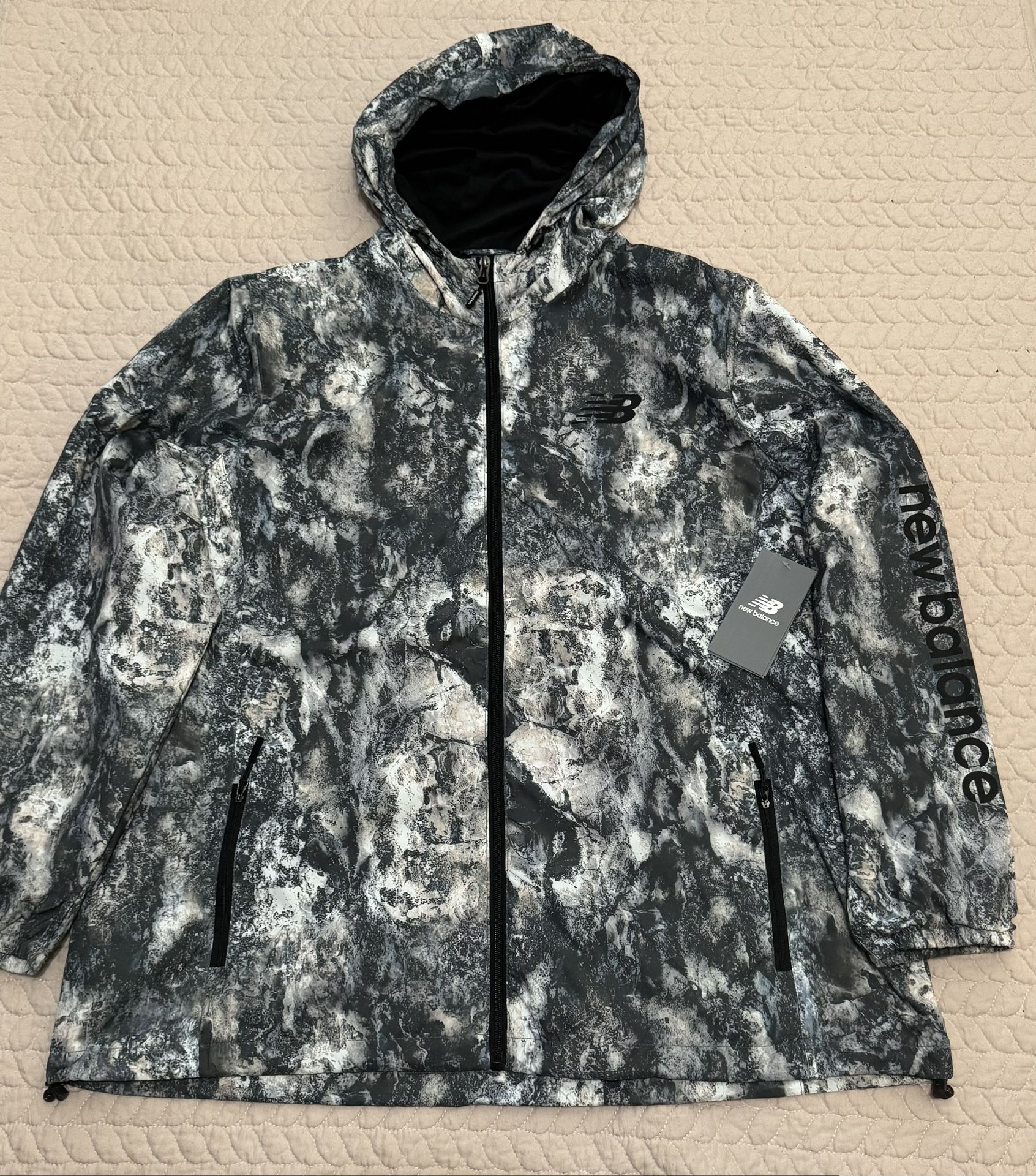 NWT New Balance Light Weight Lined Wind Resistant Jacket Windbreaker Size 2X