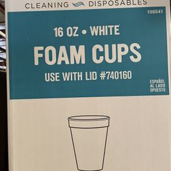 16 oz Foam Cups 500ct
