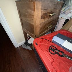 Small Wooden Bedside Desk 