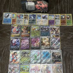 Lot of Rare Pokemon Cards & Galarian Zapdos V Tin