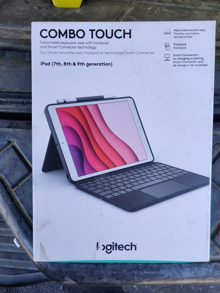 Logitech Combo Touch Ipad ,7th8th9th