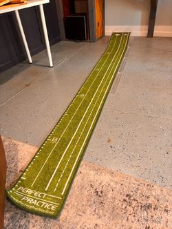 Golf putting practice mat perfect practice 9 foot long