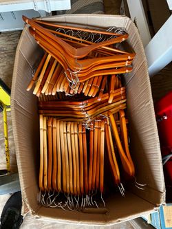 Clothes hangers- wood