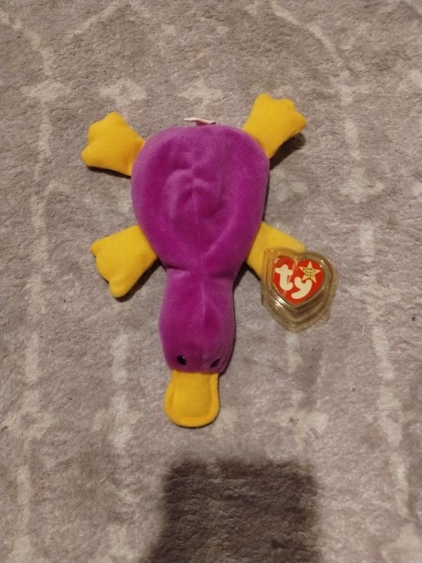 Purple Platypus Beanie Baby Fifth Gen