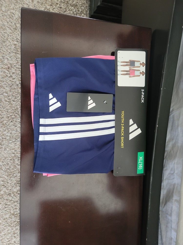 New Addidas Xl.  2 Pack Shorts