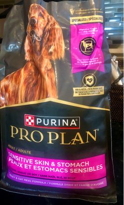 Purina Pro Plan Sensitive Skin and Stomach Dry Dog Food Turkey and Oat Meal - 4 lb. Bag
