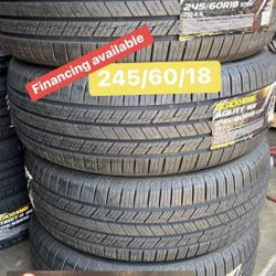 New tires 245/60/18 all season $520