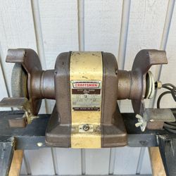 Vintage Craftsman bench grinder