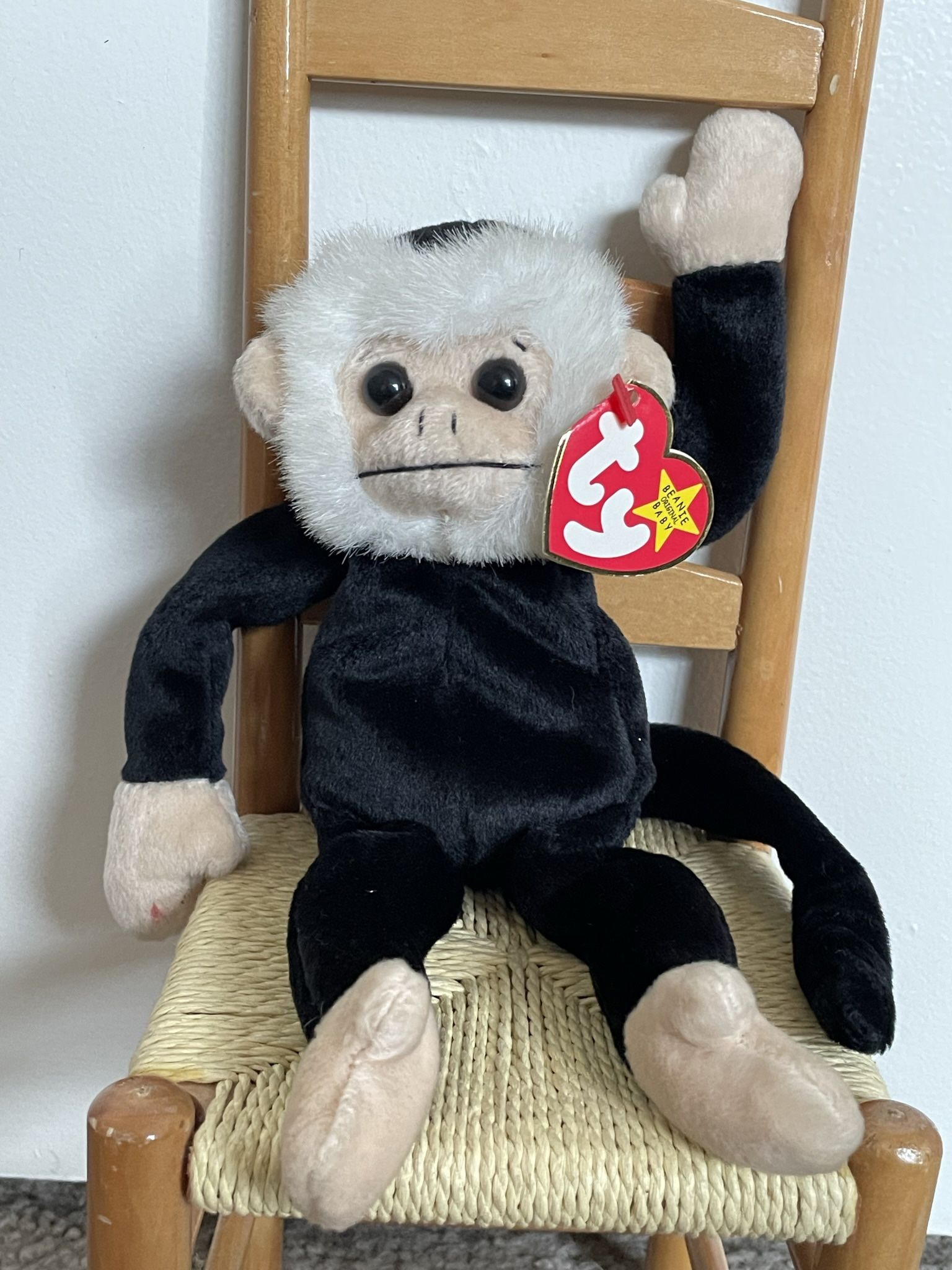 Ty Beanie Babies Mooch The Spider Monkey 1999 Retired Tag Errors