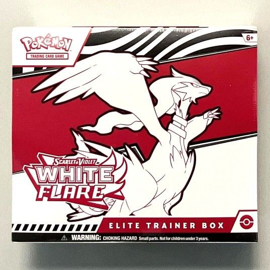 Pokémon: Scarlet & Violet- White Flare Elite Trainer Box "In hand ready for pickup."