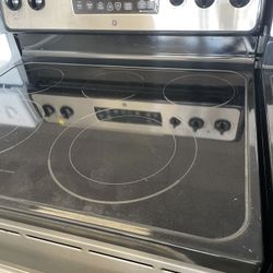 Ge Glass Stove Stainless Steel 