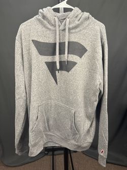 Fanatics Grey Graphic Hoodie — Streetwear Style — Size L