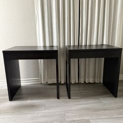 2 IKEA Desks Black-Brown