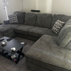 Grey Sectional Couch 