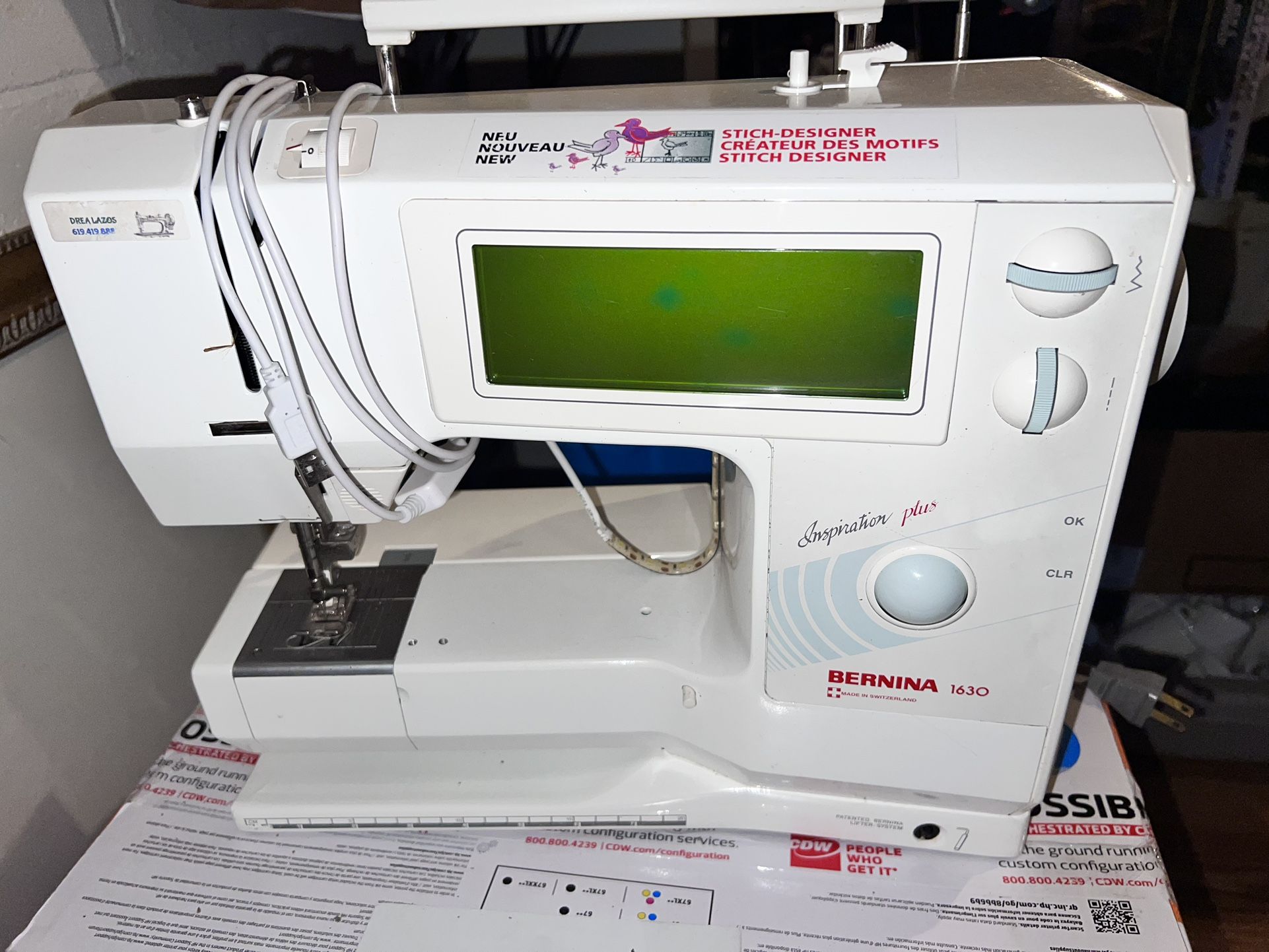 Bernina 1630 Sewing Machine