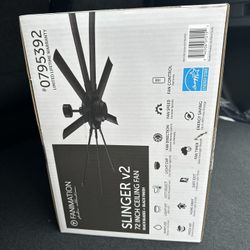 Ceiling Fan. Not Black Color Is Grey. 72 Inch