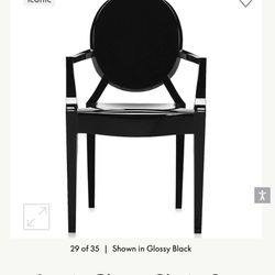 Louis XIV Ghost Armchair By Phillippe Starck For Kartell Original $600 Great Condition $400 OBO