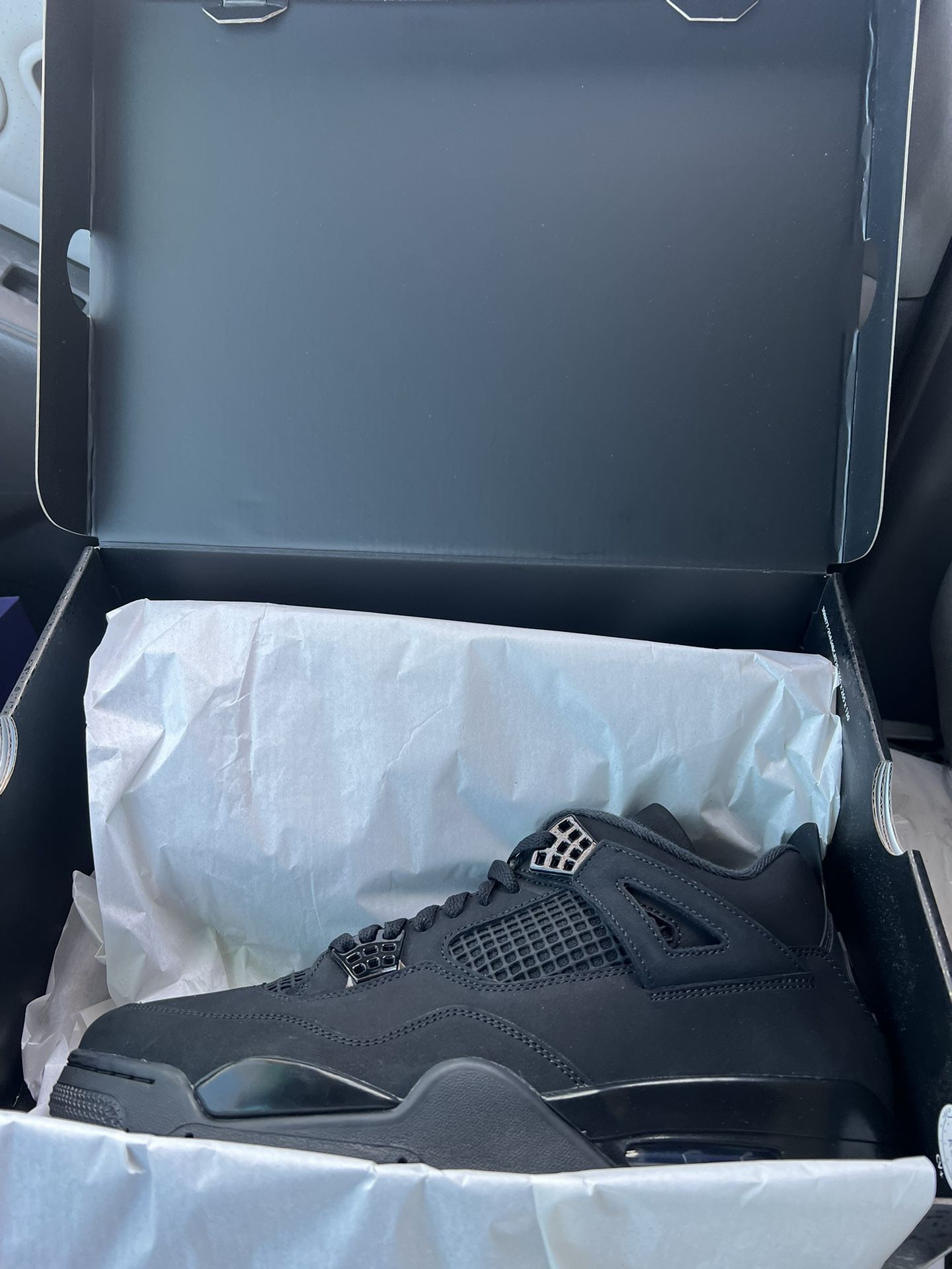 Size 12 - Jordan 4 Black Cats - New - J4