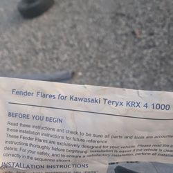 Fender Flares for Kawasaki Teryx KRX 4 1000