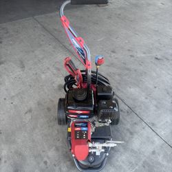 3200 PSI gasoline pressure washer MAX. 4.5 GPM MAX. with project selector and powerful 208 CC motor. 