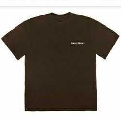 Travis Scott " Sicko Event " T-Shirt XXL Brown 