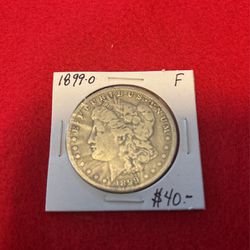 1899-O Fine Morgan Silver Dollar