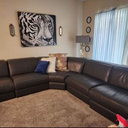 Leather Sectional, Electrical Recliners