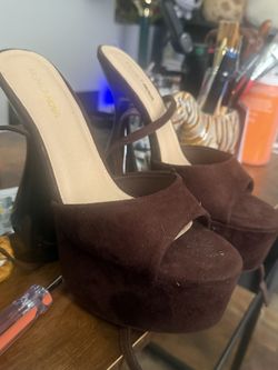 Brown Platform Heels