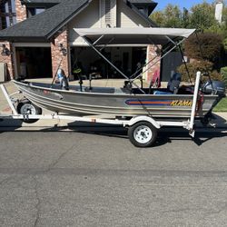 1989 Klamath 14ft With Shoreline Trailer