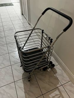 Folding Shopping Cart with Wheels