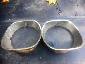 Early 70’s Chevy Vega head light chrome