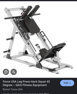 Force USA leg press/hack squat machine