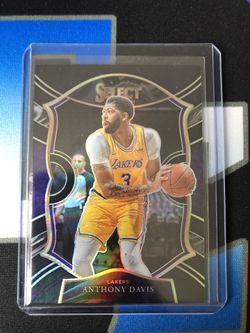 2020-21 Select Basketball Anthony Davis 1/1 Black Concourse