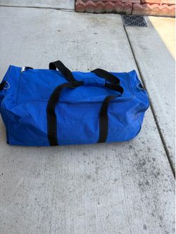 Blue polyester travel bag 25”