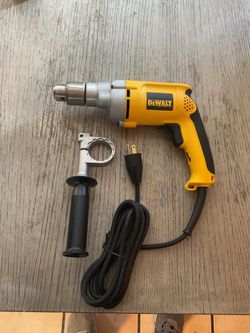 DeWalt Corded Electric Drill with Side Handle